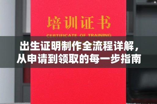 鼓山出生证明制作全流程详解，从申请到领取的每一步指南